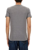 Dolce & Gabbana Baumwoll -T -Shirt mit Logo Plaque
