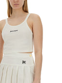 Palm Angels tank top med logo