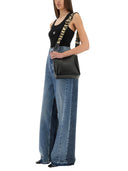 Stella Mc Cartney Wide Leg Jeans With Contrasting Panels