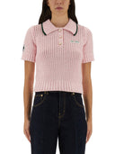 Casablanca Cotton Mouliné Polo Shirt