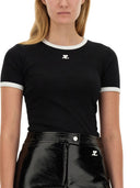 Camiseta de Courreges con logotipo