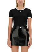 Camiseta de Courreges con logotipo
