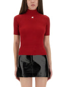Courreges "Reedition" Knitted T Shirt