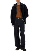 Dries Van Noten Jersey de lana con cremallera