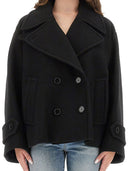 Chloé Double Breasted Jacket With Peaked Lapels
