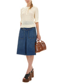 Chloé Jersey De Ganchillo De Algodón