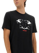 Hugo T -shirt med Doberman -tryk