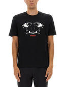 Hugo T -shirt med Doberman -tryk