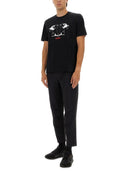 Hugo T -shirt med Doberman -tryk
