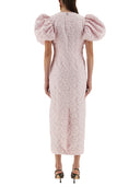 Ruota Birger Christensen Jacquard Midi Dress