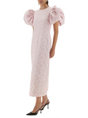 Ruota Birger Christensen Jacquard Midi Dress