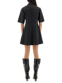 Ganni mini robe avec boutons festonnés