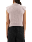Rotate Birger Christensen Short Vest Shirt With Logo