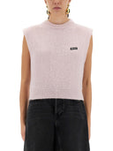 Rotate Birger Christensen Short Vest Shirt With Logo