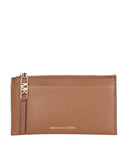 마이클 마이클 코르 (Michael Michael Kors)는 가죽 브라운을 지갑으로합니다