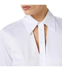 Elisabetta Franchi White Cut Out Shirt