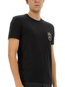 Camiseta de algodón Dolce & Gabbana con parche heráldico