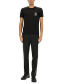 Camiseta de algodón Dolce & Gabbana con parche heráldico