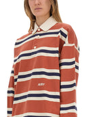 Autry Striped Rugby Polo Shirt