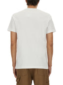 T-shirt en coton imprimé Moschino