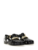 Moschino "Jelly" -Sandale mit Schriftzug Logo