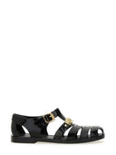 Moschino "Jelly" -Sandale mit Schriftzug Logo