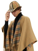 Burberry reversible check lana Capa