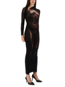 Jean Paul Gaultier "Body Dust" Print Dress