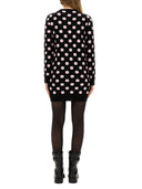 Moschino polka dot kjole med logo