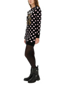 Moschino polka dot kjole med logo