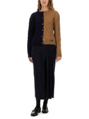 Moschino Two Tone Alpaca Blend Cardigan