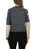 Moschino Jeans Jersey med indlagt logo