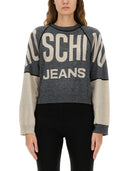 Moschino Jeans Jersey med indlagt logo