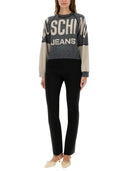 Moschino Jeans Jersey med indlagt logo