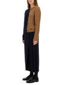 Spódnica Moschino midi z przełącznikiem