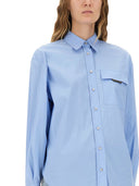 Brunello Cucinelli -Hemd mit "Shiny Lap Detail"