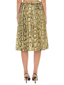 Falda con estampado animal de Dries Van Noten