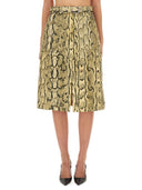 Falda con estampado animal de Dries Van Noten
