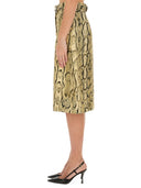 Falda con estampado animal de Dries Van Noten