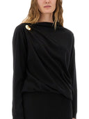 Fabiana Filippi Midi Dress With Gold Detail