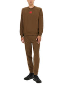 Bluza Hugo Regular Fit z etykietą logo