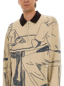 Jw Anderson Rugby Polo Shirt With Print