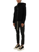 Rick Owens Drkshdw Asymmetrisches Zipper -Sweatshirt
