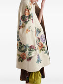 Prada Floral Print Single Breasted Coat