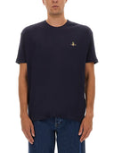 Vivienne Westwood T Shirt With Orb Embroidery