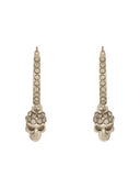 Alexander Mc Queen Skull Hoop Earrings