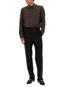 Camisa de seda impresa Fendi