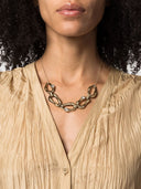 Strong Collier Sculpture con cristalli