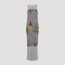Jean Paul Gaultier Mariniere Grape Long Dress