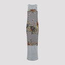 Jean Paul Gaultier Mariniere Grape Long Dress
